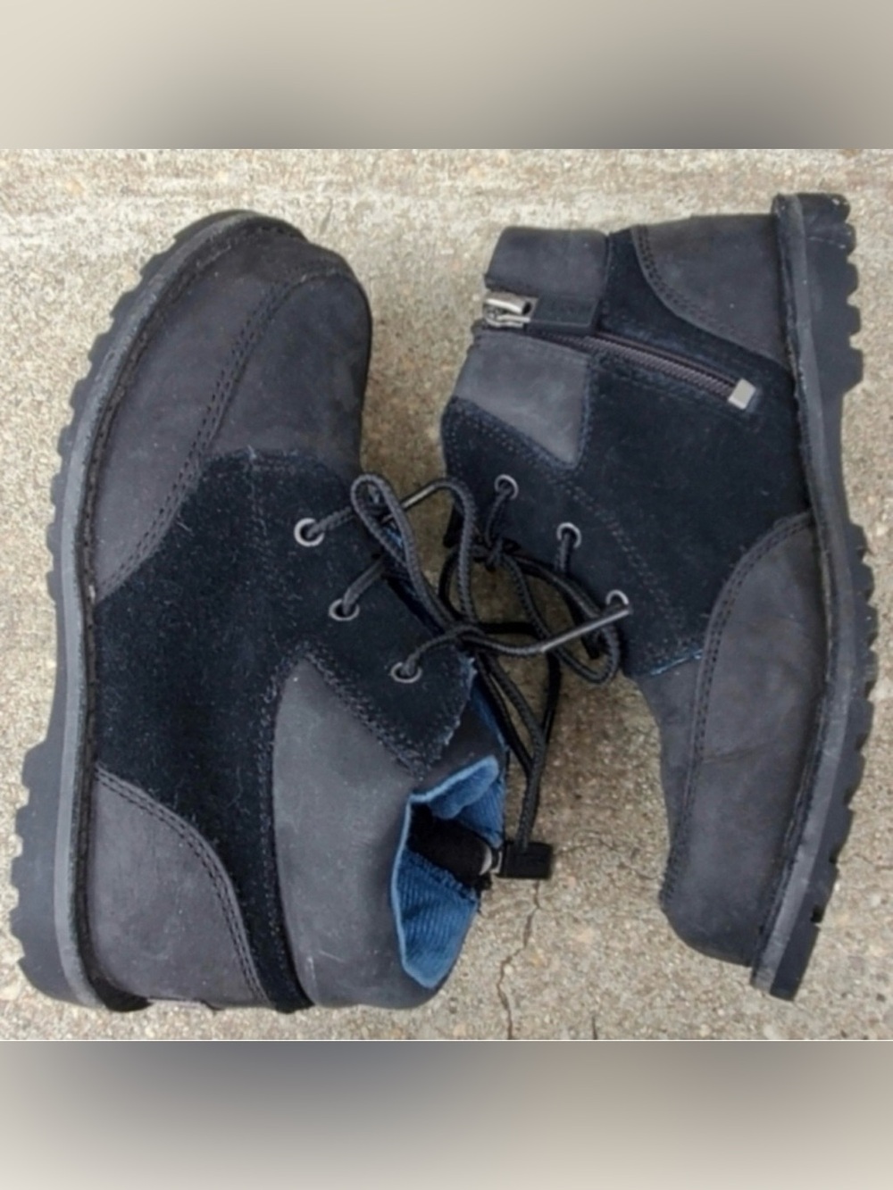 UGG Orin Casual Boys Black Boots Toddler 11